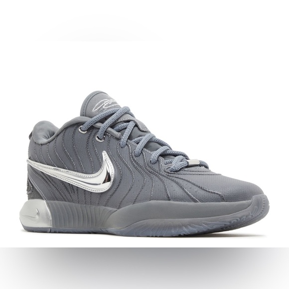 NIKE LEBRON 21 'RESILIENCE', Air Zoom Grey Silver Basketball Tennis Shoe Sneaker - Picture 1 of 15